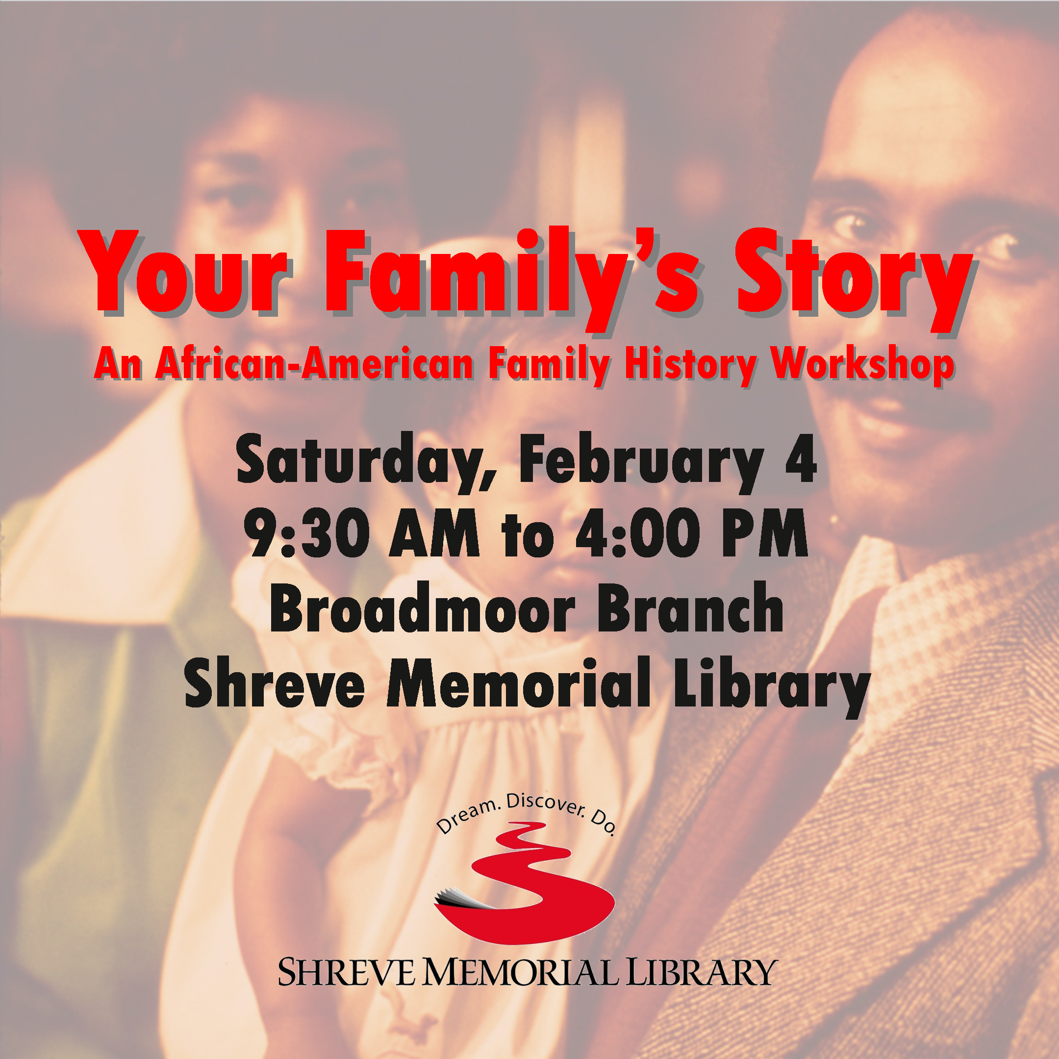 African American Family History Workshop